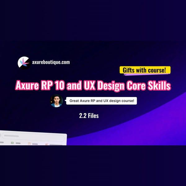 Axure RP 10 and UX design core skills course - 2.2 Files