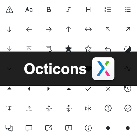 Github Octicons Icons