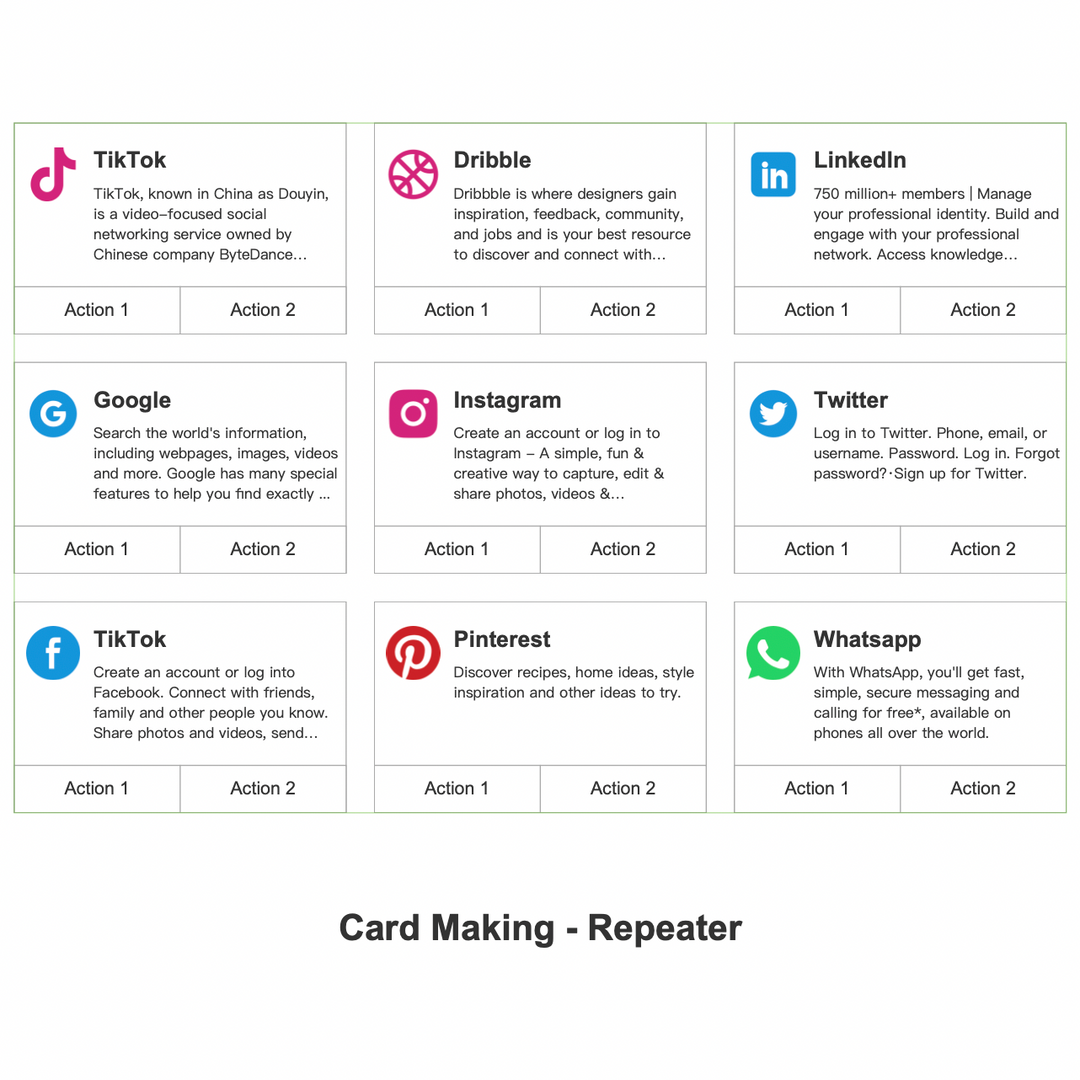 Axure Tutorial: Card Making - Repeater Elementary Tutorial