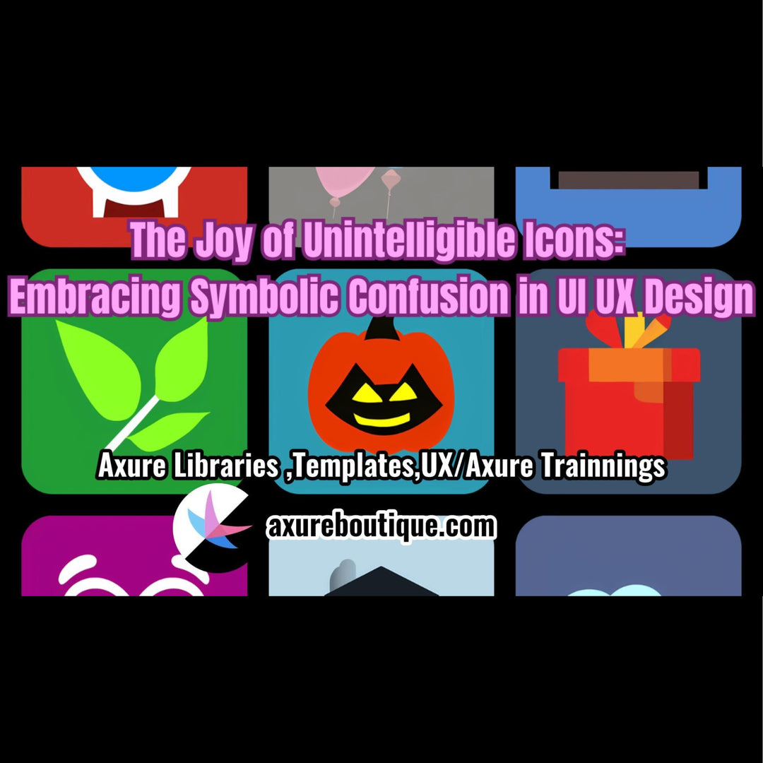 The Joy of Unintelligible Icons: Embracing Symbolic Confusion in UI UX Design
