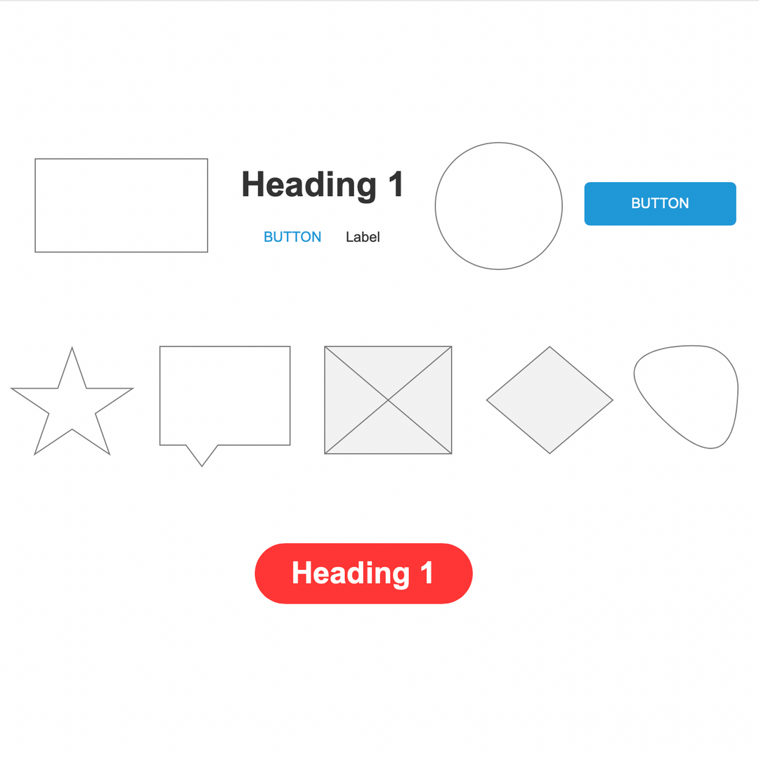 Axure Tutorial: Common Widgets - Shape