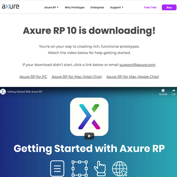 Axure Tutorial: Download Axure RP and Buy License