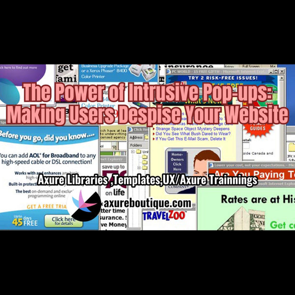 The Power of Intrusive Pop-ups: Making Users Despise Your Website