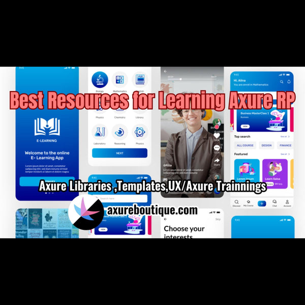 Best Resources for Learning Axure RP