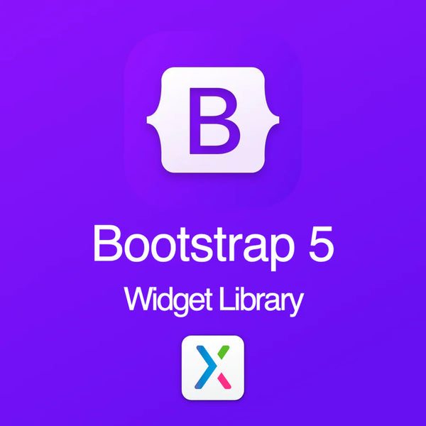 Bootstrap 5.2 Axure Widget Library