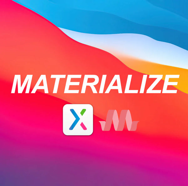 Materialize Axure Widget Library