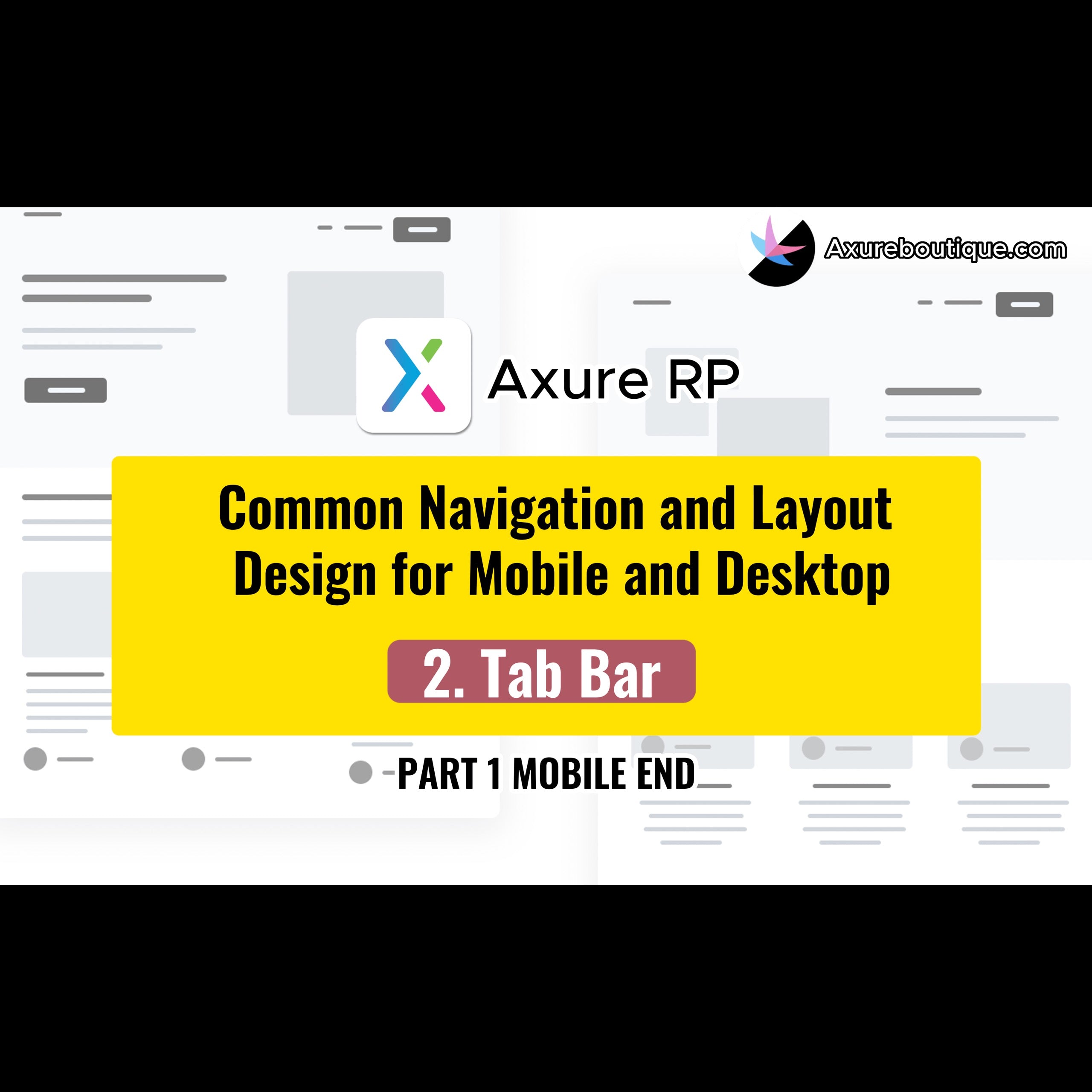 Common Navigation and Layout Design for Mobile and Desktop: 2.Tab Bar ...