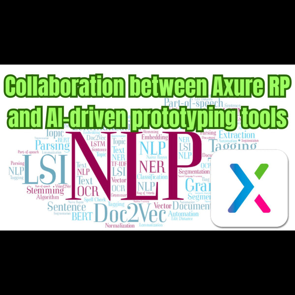 Collaboration between Axure RP and AI-driven prototyping tools