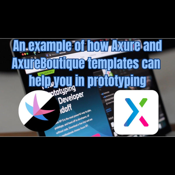 An example of how Axure and AxureBoutique templates can help you in prototyping