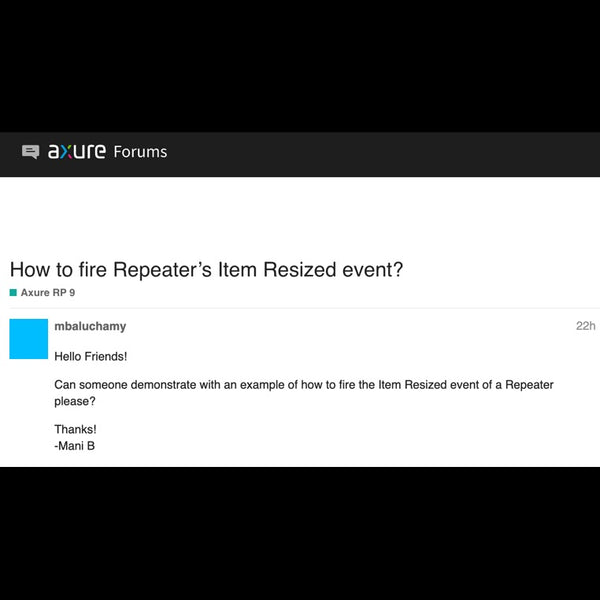 Axure RP Q&A: How to fire Axure repeater's Item Resized event?