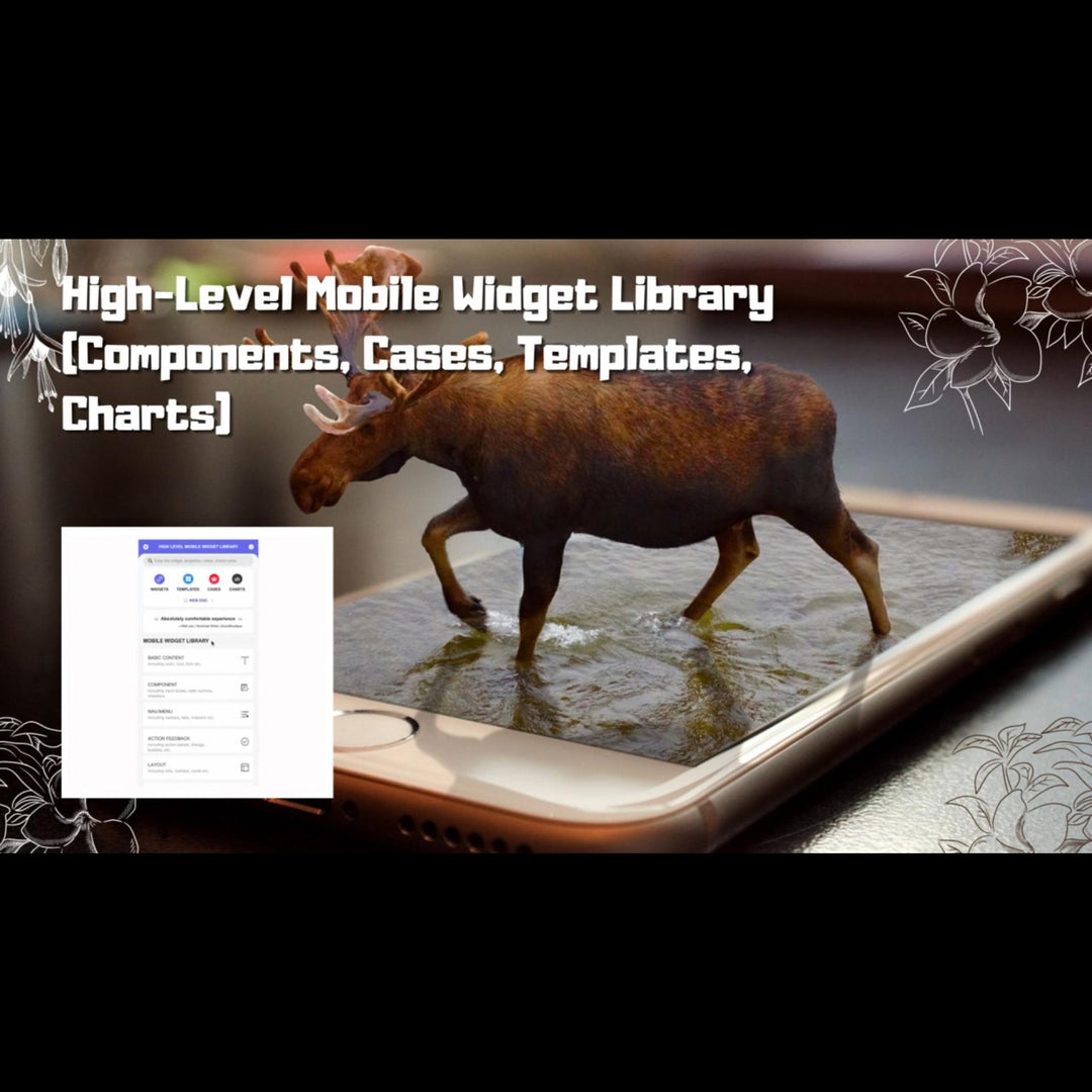 High-Level Mobile Widget Library (Axure Widgets, Cases, Templates, Charts)
