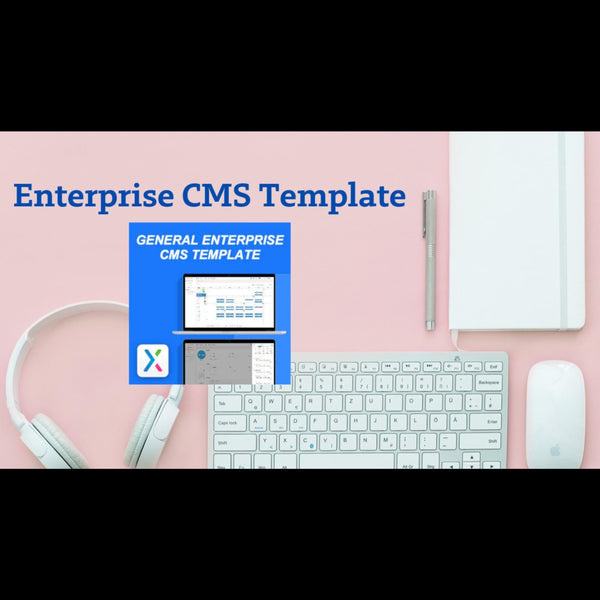 Enterprise CMS Template - Axure Template