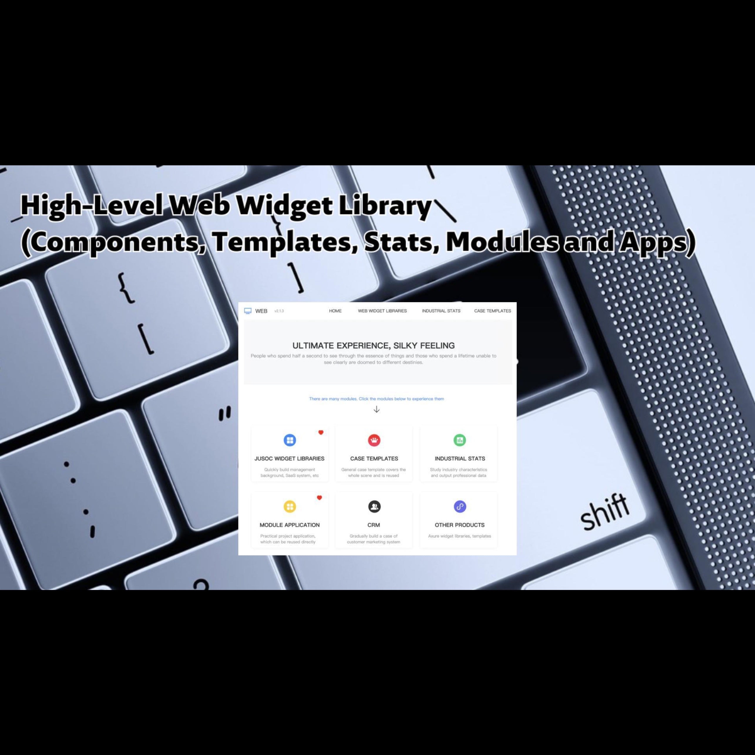 High-Level Web Widget Library (Components, Templates, Stats, Modules a ...