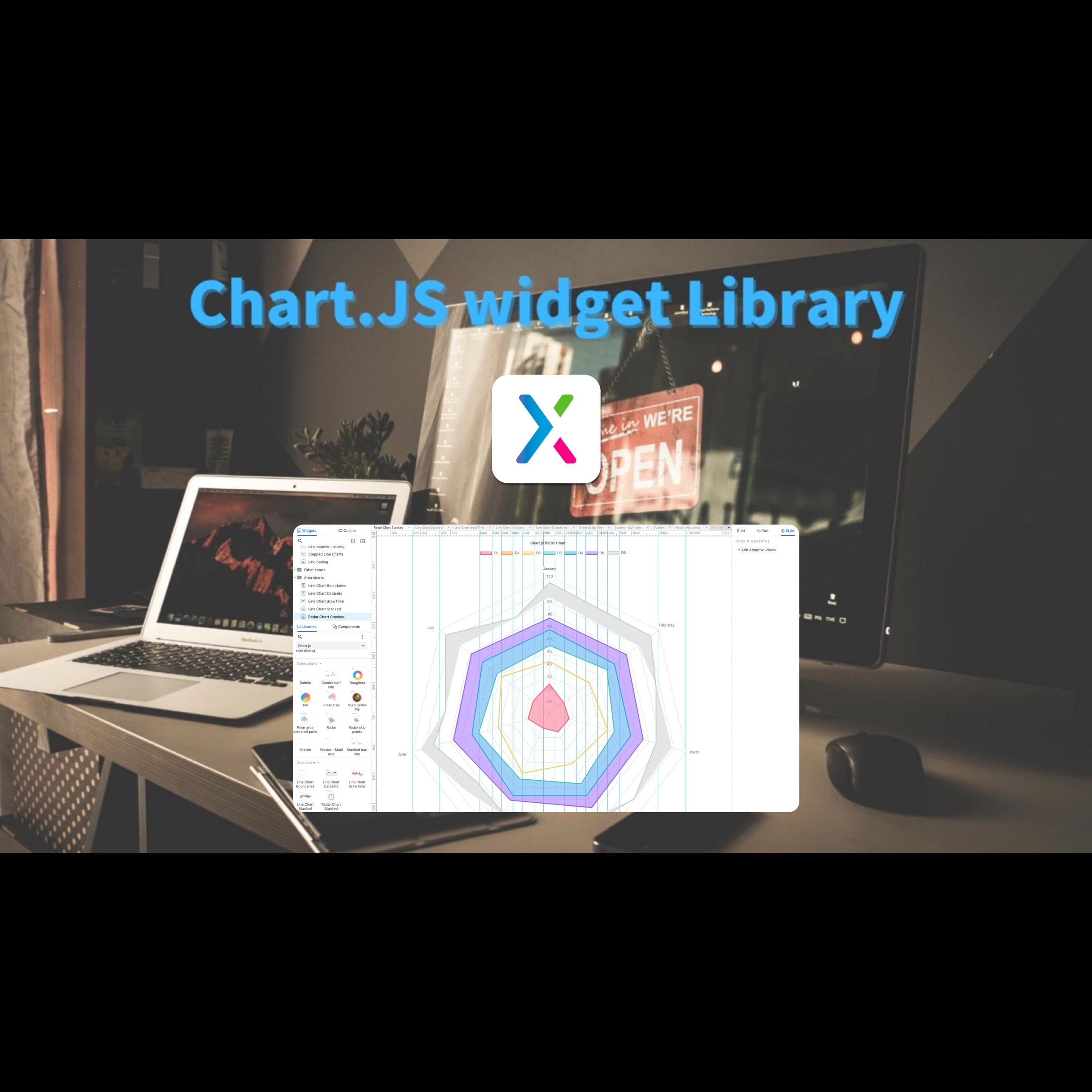 Chart.JS widget Library - Axure Library – AxureBoutique