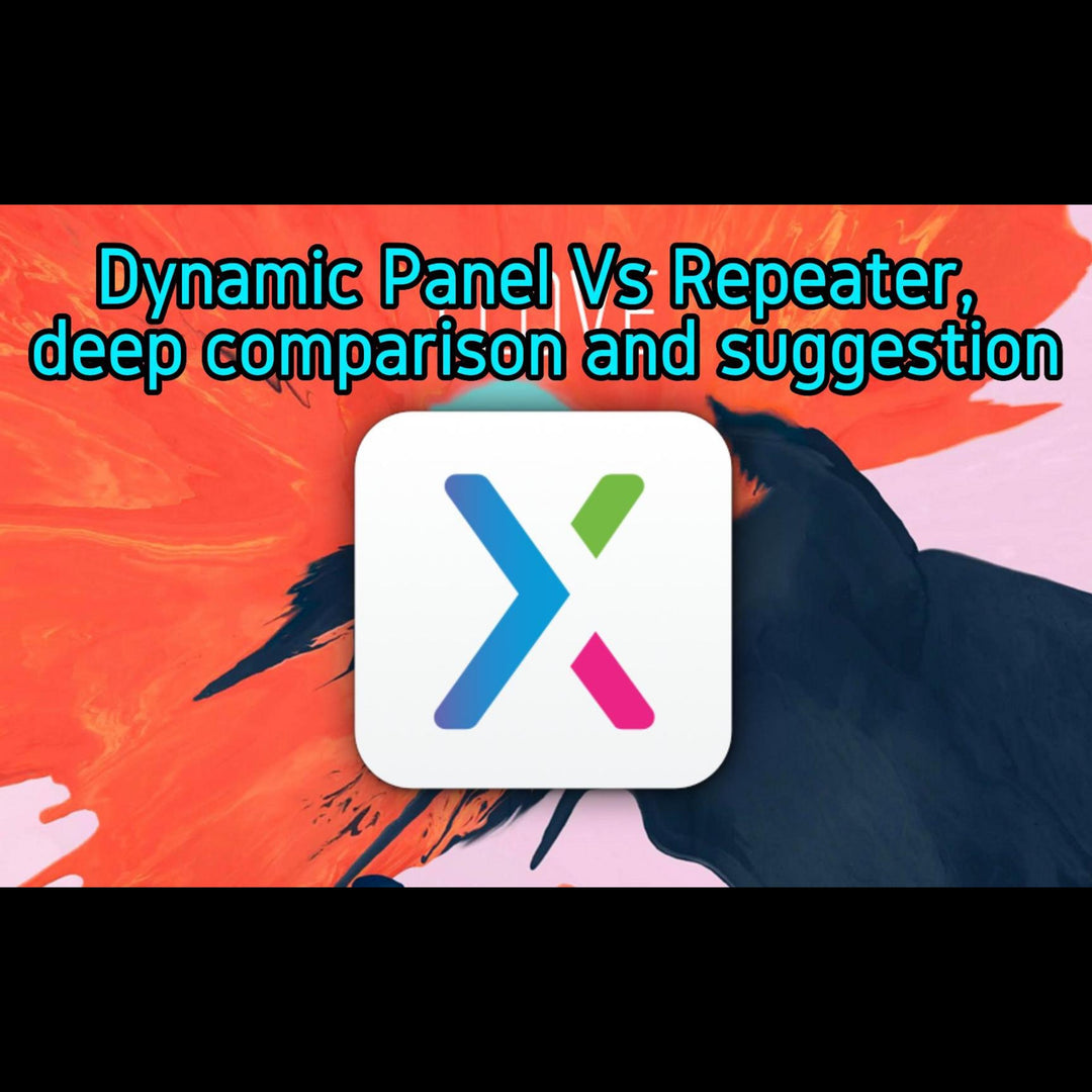 Axure dynamic panel vs component, deep comparison and suggestions