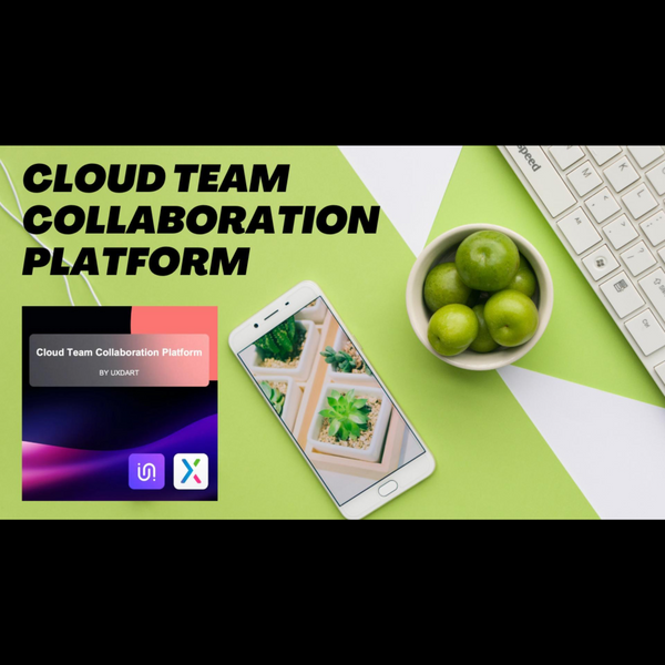 Cloud Team Collaboration Platform - Axure Template
