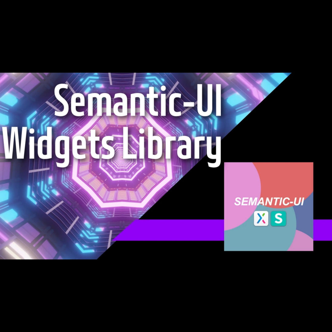 Semantic-UI Widgets Library