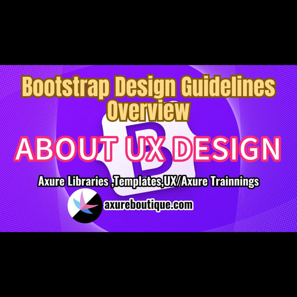 About UX: Bootstrap Design Guidelines Overview