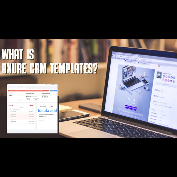 CRM (Customer Relationship Management System) Template — Axure Template