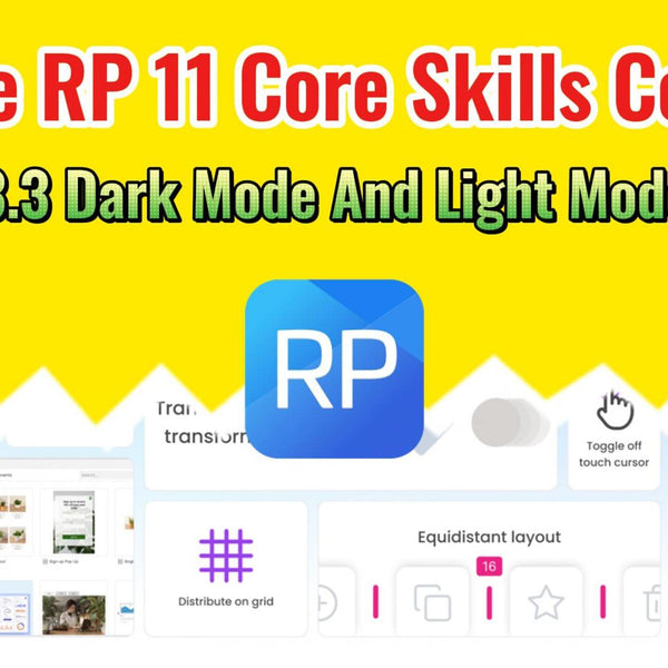 Axure RP 11 Core Skills Course: 3.3 Dark Mode & Light Mode