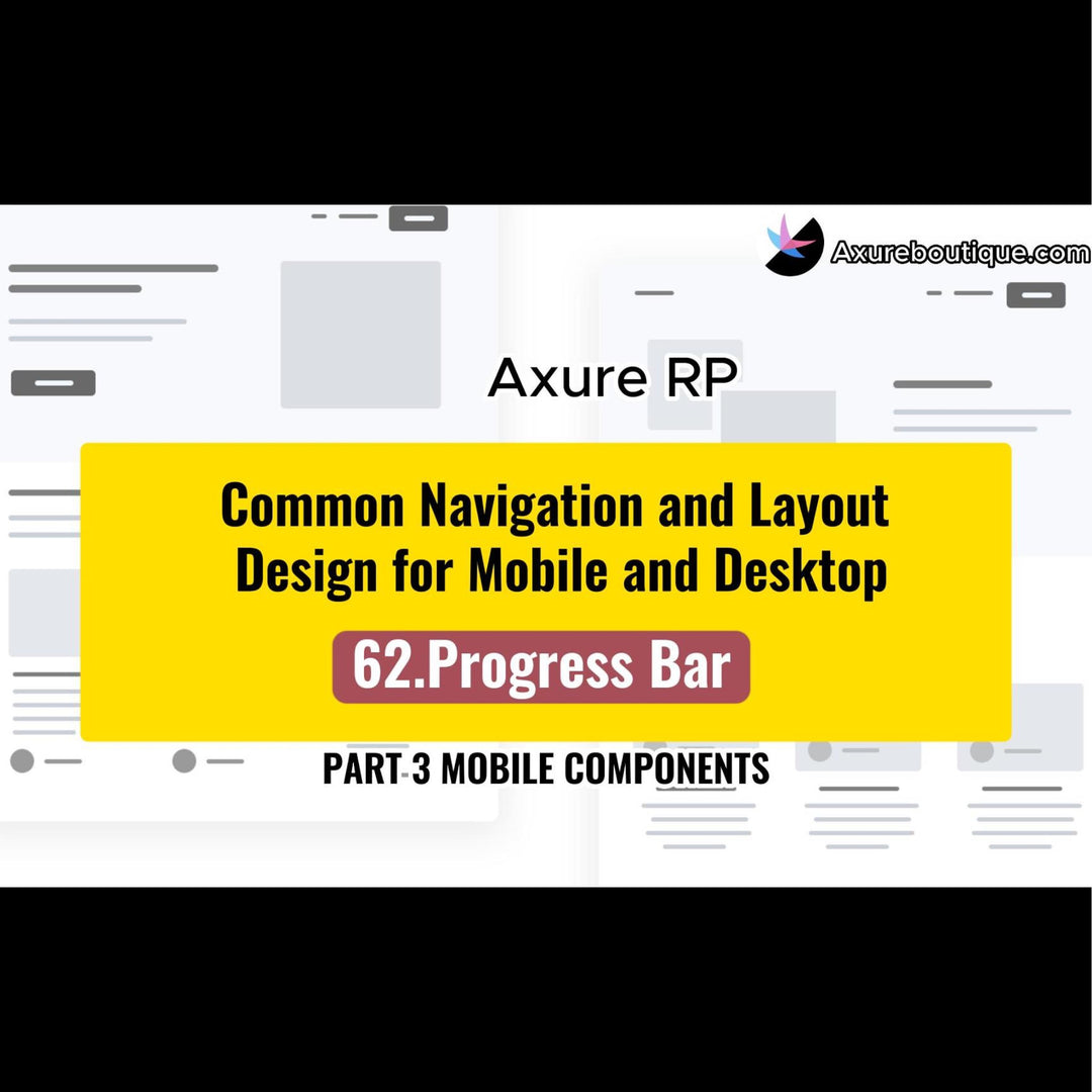 Common Navigation and Layout Design for Mobile and Desktop:62.Progrress Bar