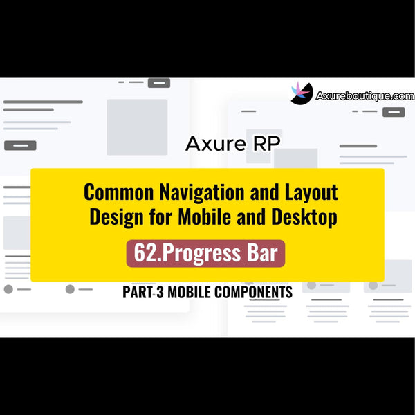 Common Navigation and Layout Design for Mobile and Desktop:62.Progrress Bar