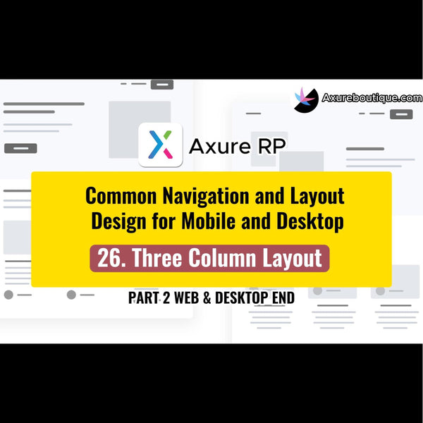 Common Navigation and Layout Design for Mobile and Desktop: 26.Three Column Layout