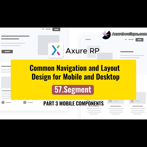 Common Navigation and Layout Design for Mobile and Desktop:57.Segment