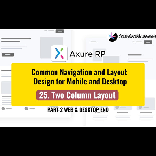 Common Navigation and Layout Design for Mobile and Desktop: 25.Two Column Layout