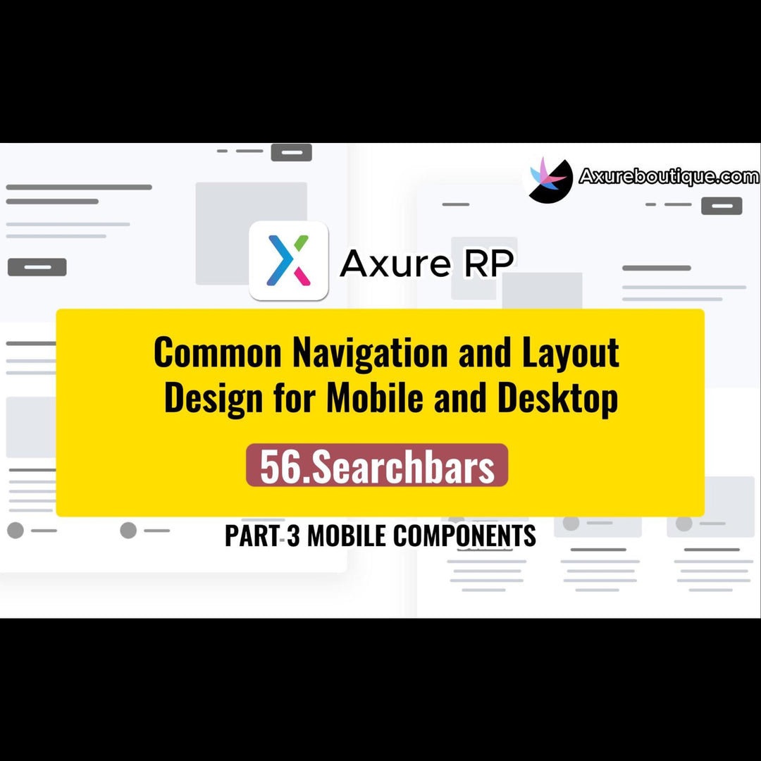 Common Navigation and Layout Design for Mobile and Desktop:56.Searchbar
