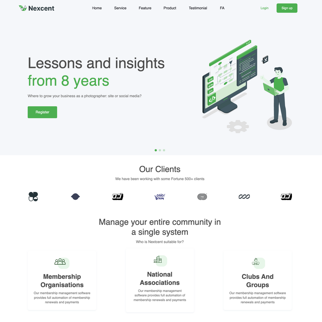 Landing Page