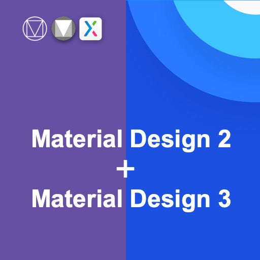Material Design Widget Library (2 and 3 Collection)
